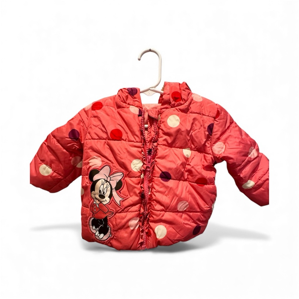 Disney Baby Coral and Pink Puffer